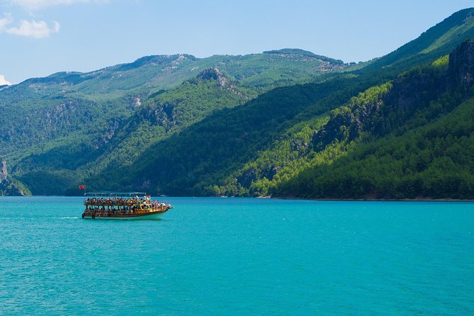 Green Canyon Boat Trip and Bus Safari Tour w/Lunch - From Side to the Taurus Mountains