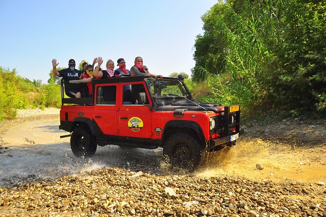 Green Canyon: Side Jeep Safari with Lunch & Waterfall & Boat Trip - Hotel pickup from Side and the early start