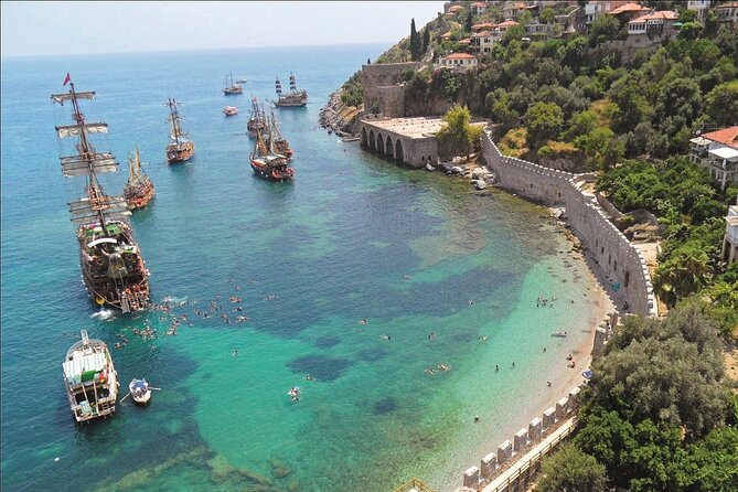 Halal Concept Short Pirate Boat Tour in Alanya - Phosphoric Cave and the vegetarian piranhas
