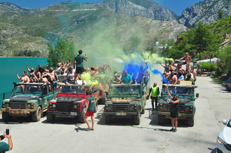 Jeep Safari-Lunch-Boat-Canyon-Waterfall-Foam,Water Party - Why this Side excursion packs so much into one day