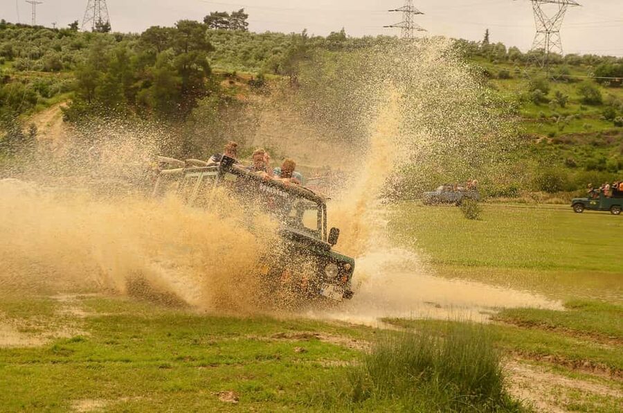 Jeep Safari-Lunch-Boat-Canyon-Waterfall-Foam,Water Party - Manavgat Waterfall as the final sight