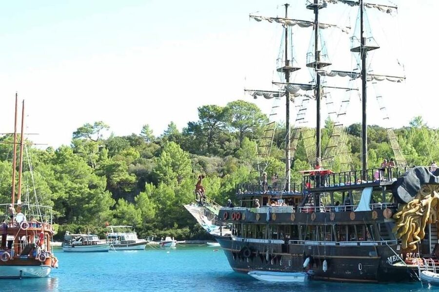 Kemer Full-Day Pirate Boat Trip with Lunch - Phaselis, where ruins meet a calm bay