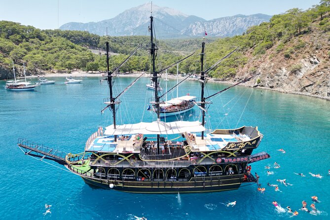 Kemer Full Day Pirate Boat Trip with Lunch and Optional Transfer - Key points to know before booking
