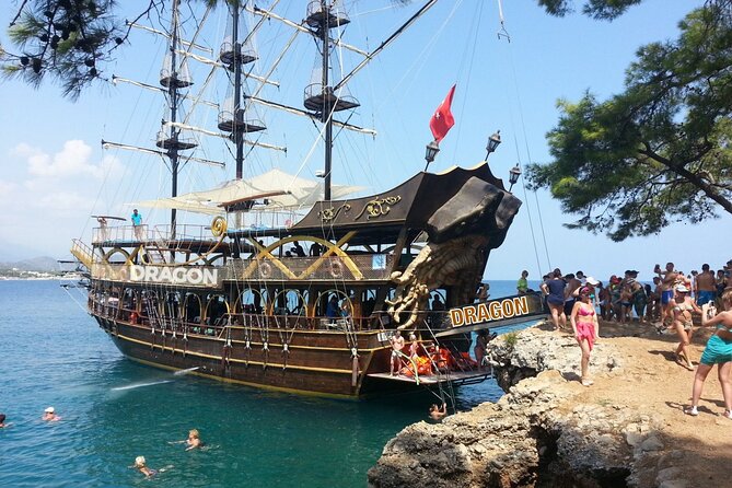 Kemer Full Day Pirate Boat Trip with Lunch and Optional Transfer - From hotel pickup to Kemer Marina