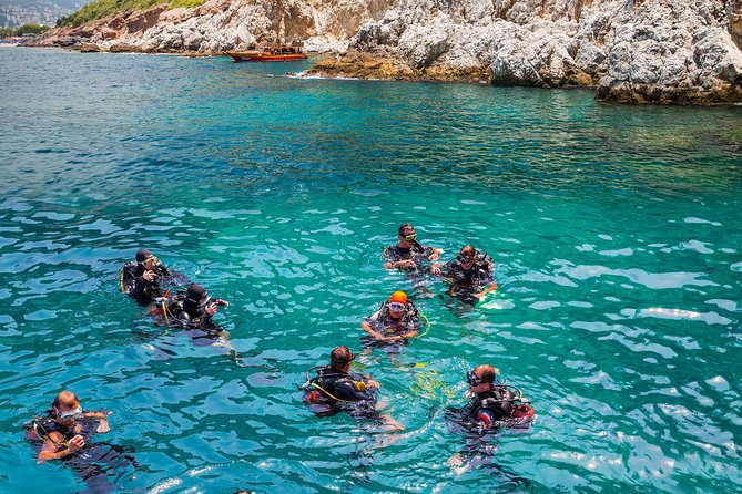 Kemer Scuba Diving with transfer from Belek Hotels - Getting ready for your first underwater session
