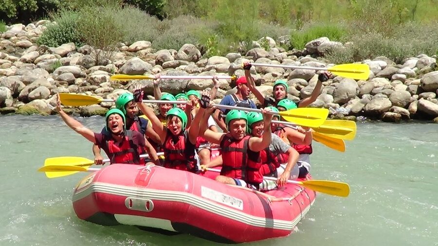 Mix Combo Adventure Tour: Zipline, River Rafting, Canyoning - Rafting 14 kilometers on the Köprüçay