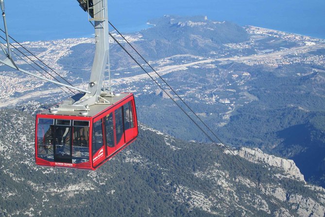 Olympos Cable Car Ride to Tahtali Mountains from Antalya - The panoramic deck, swing, and paragliding option