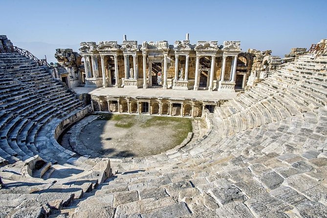 Pamukkale and Hierapolis Full-day Guided Tour from Antalya - Hierapolis Theater: 30 minutes among the ruins
