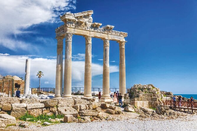 Perge Aspendos Aquaduct Side with Waterfall - Manavgat Waterfall: a short break from stone