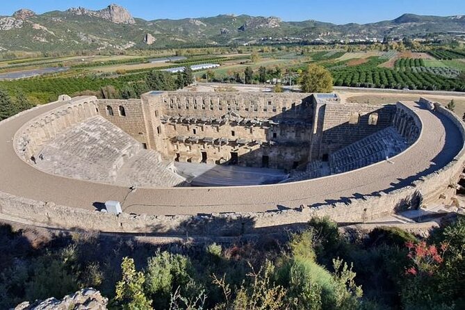 Perge Aspendos Aquaduct Side with Waterfall - Aspendos: the theater that earns the trip