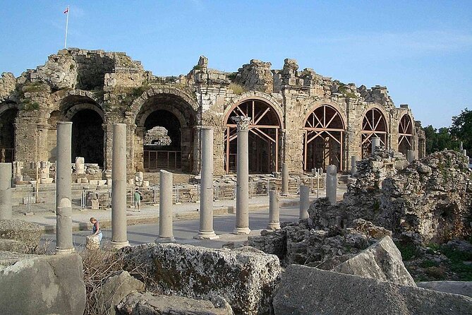 Perge Aspendos Side the Historical sites of Antalya - Star Belkis and lunch beside the Euromedon