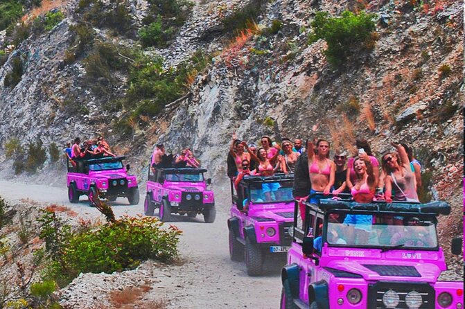PINK JEEP TOUR - Alanya Jeep Safari - Dim Cave, one hour underground