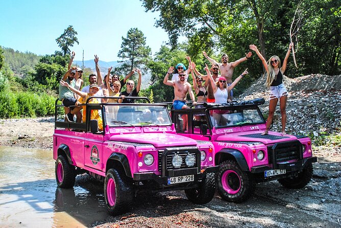 PINK JEEP TOUR - Alanya Jeep Safari - Seyir Terasi and the Alanya panorama