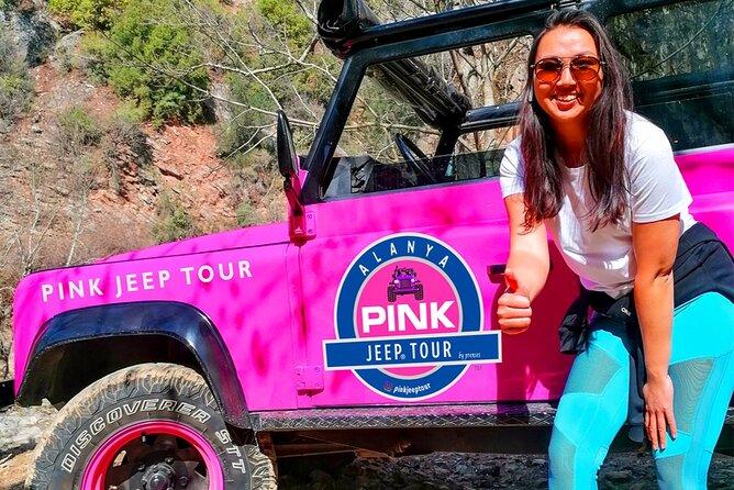 PINK JEEP TOUR - Alanya Jeep Safari - The pink jeep, water guns, and group atmosphere