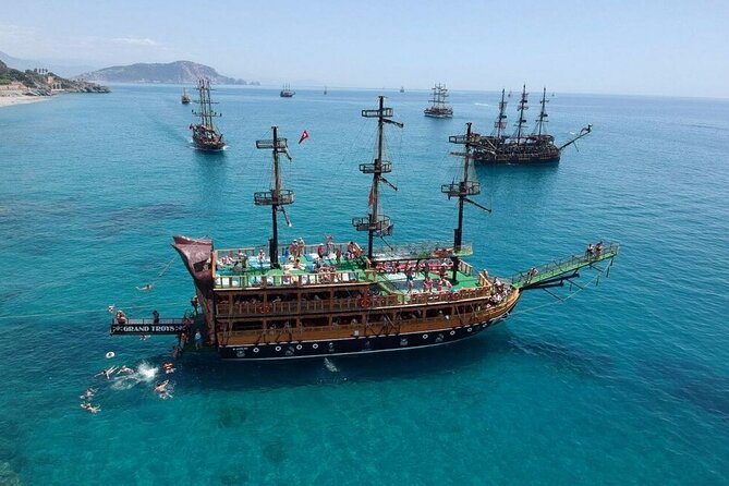 Pirate Boat Tour With Foam Party in Alanya - Setting Out From Alanya’s Harbor