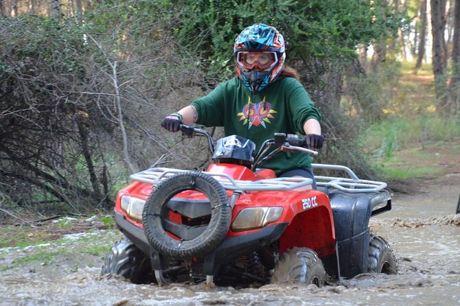Quad Biking in Kemer Forests & Taurus Mountains - Following dusty roads through fields and trees