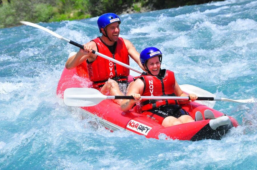 River Kayaking in Köprülü Canyon National Park - Getting fitted at the Köprülü Canyon base camp