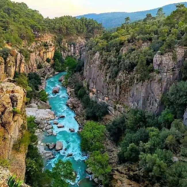 Side/Antalya: Canyon Rafting, Buggy or Quad, & Zipline Tour - Rafting through Köprülü Canyon