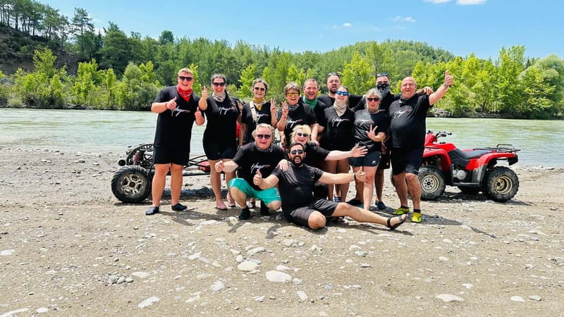 Side/Antalya: Canyon Rafting, Buggy or Quad, & Zipline Tour - The buggy or quad break