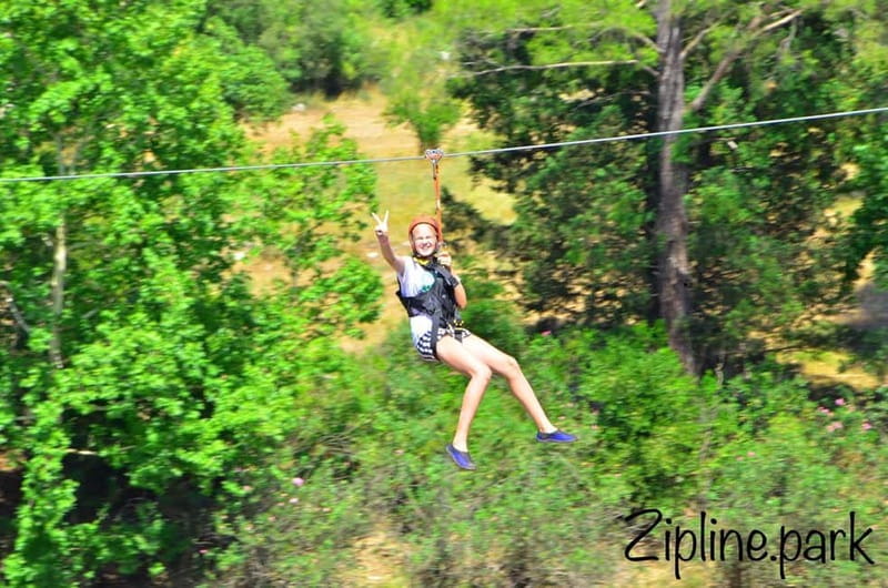 Side/Antalya: Canyon Rafting, Buggy or Quad, & Zipline Tour - The zipline and final rafting stretch