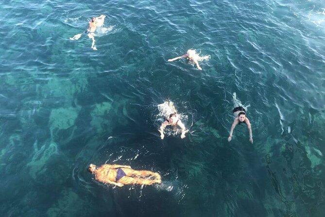 Side: Dolphin Island Boat Tour with Foam Party and Lunch - Dolphin Island: 45 minutes of swimming and foam