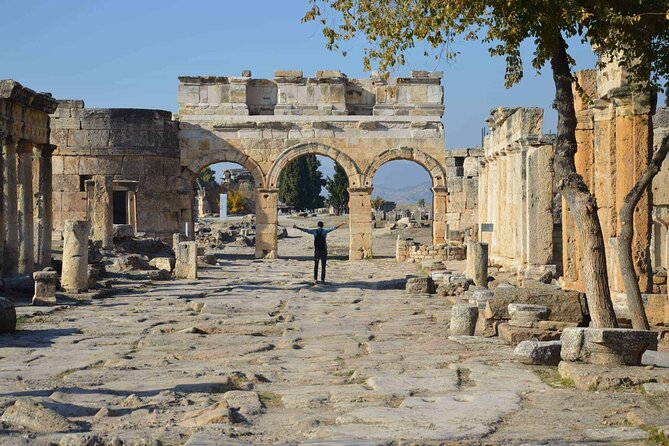 Side Express Pamukkale &Hierapolis Day Trip w/Lunch & Pickup - Three hours on the Pamukkale terraces