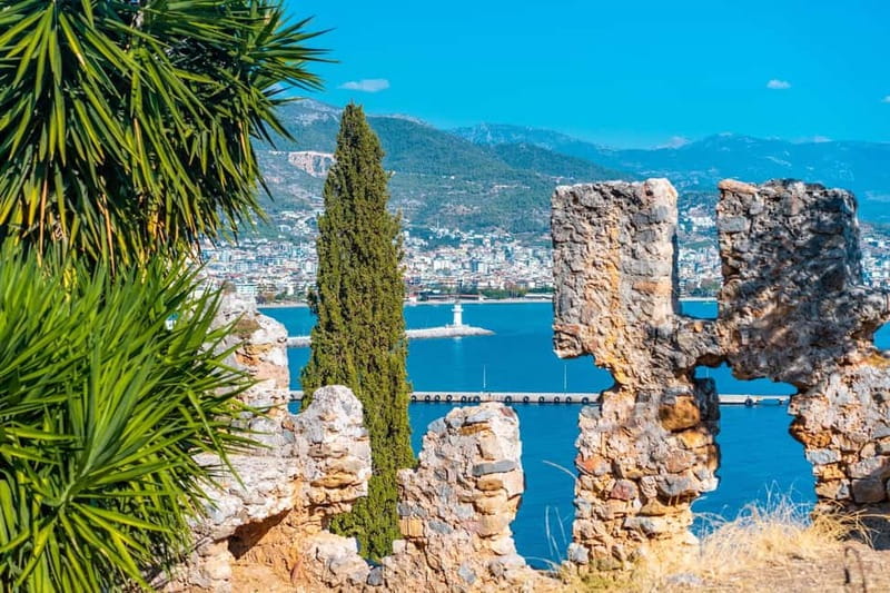 Side: Full-Day Alanya City Tour & Cleopatra Beach Visit - Reaching Alanya Castle by cable car