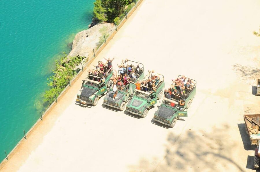 Side Green Canyon Off-Road Jeep Safari Adventure with Lunch - Water fights, swimming, and the possible boat ride