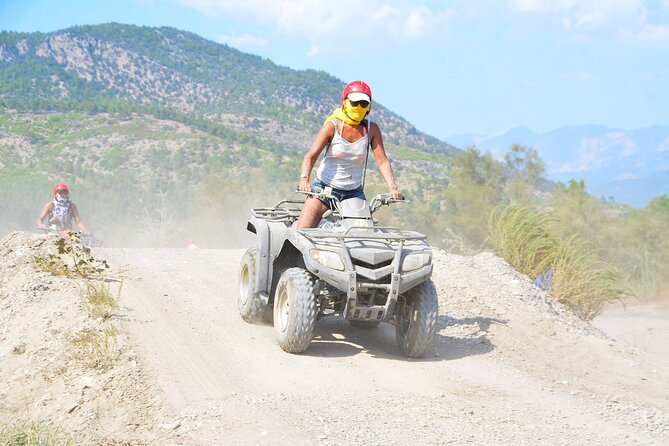Side: Guided Quad Bike Riding Experience - The hotel pickup and ride to the base