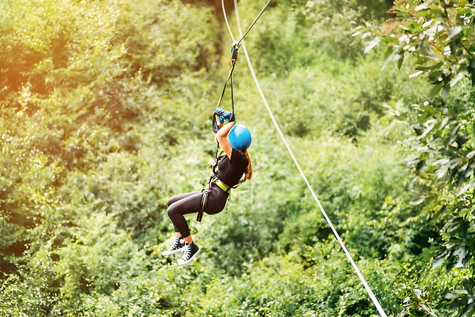 Side / Manavgat : Combo Rafting , Buggy & Jeep & Zipline(4 in 1) - Zipline thrills between the forest and river