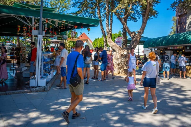 Side: Manavgat River Boat Trip & Grand Market w/ Lunch - Lunch with fish, chicken, pasta, and salads