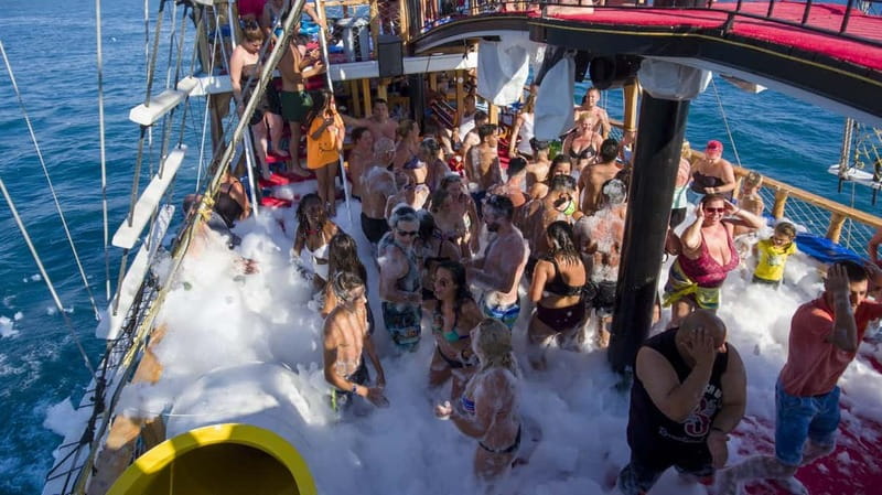 Side: Pirate Boat Trip with Lunch & Swimming Stops - The route can change near Side and Alanya