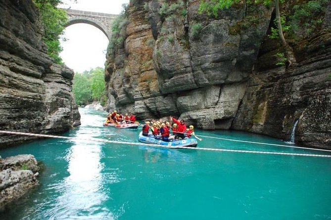 "Side: Whitewater Rafting Fun at Koprulu Canyon" - Getting ready at Köprülü Canyon National Park