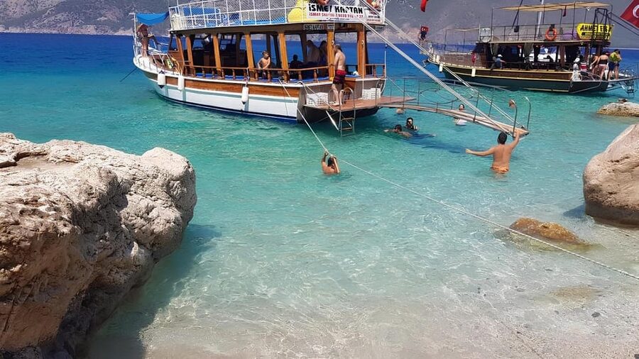 Suluada Boat Tour from Side, Antalya & Kemer: Swim & Lunch - Lunch on board, with fish or chicken
