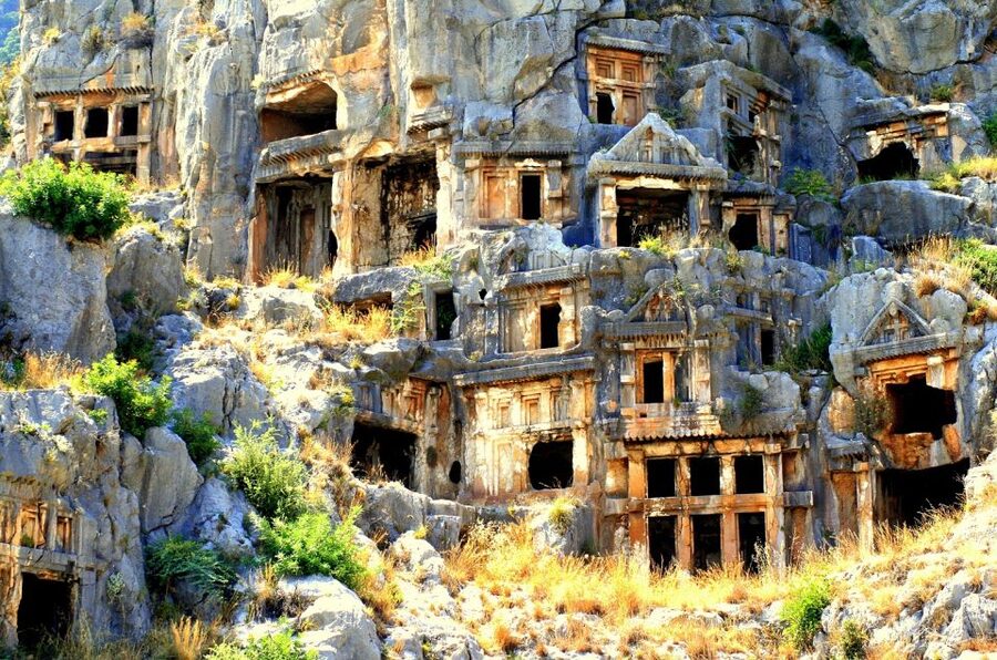 Sunken City Kekova, Demre & Myra Day Tour - Teimiussa and the Lycian view from the water