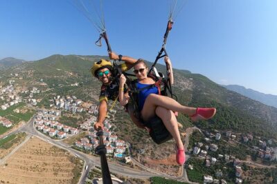 Tandem Paragliding in Alanya, Antalya Turkey with a Licensed Guide