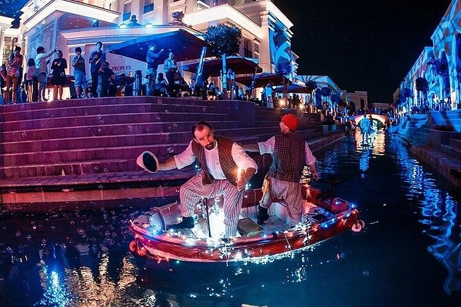 The Land of Legends at Night From Antalya - The planned illuminated boat parade