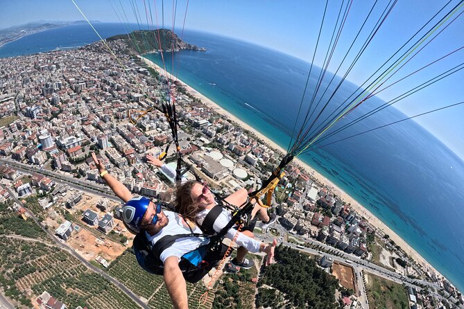 Ulusky Paragliding Alanya - The view over Cleopatra Beach